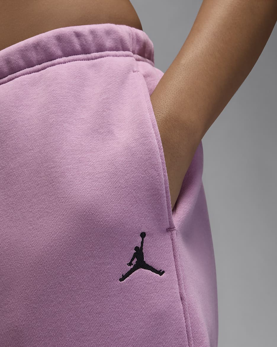 Jordan Brooklyn Fleece Women's Trousers - Orchid