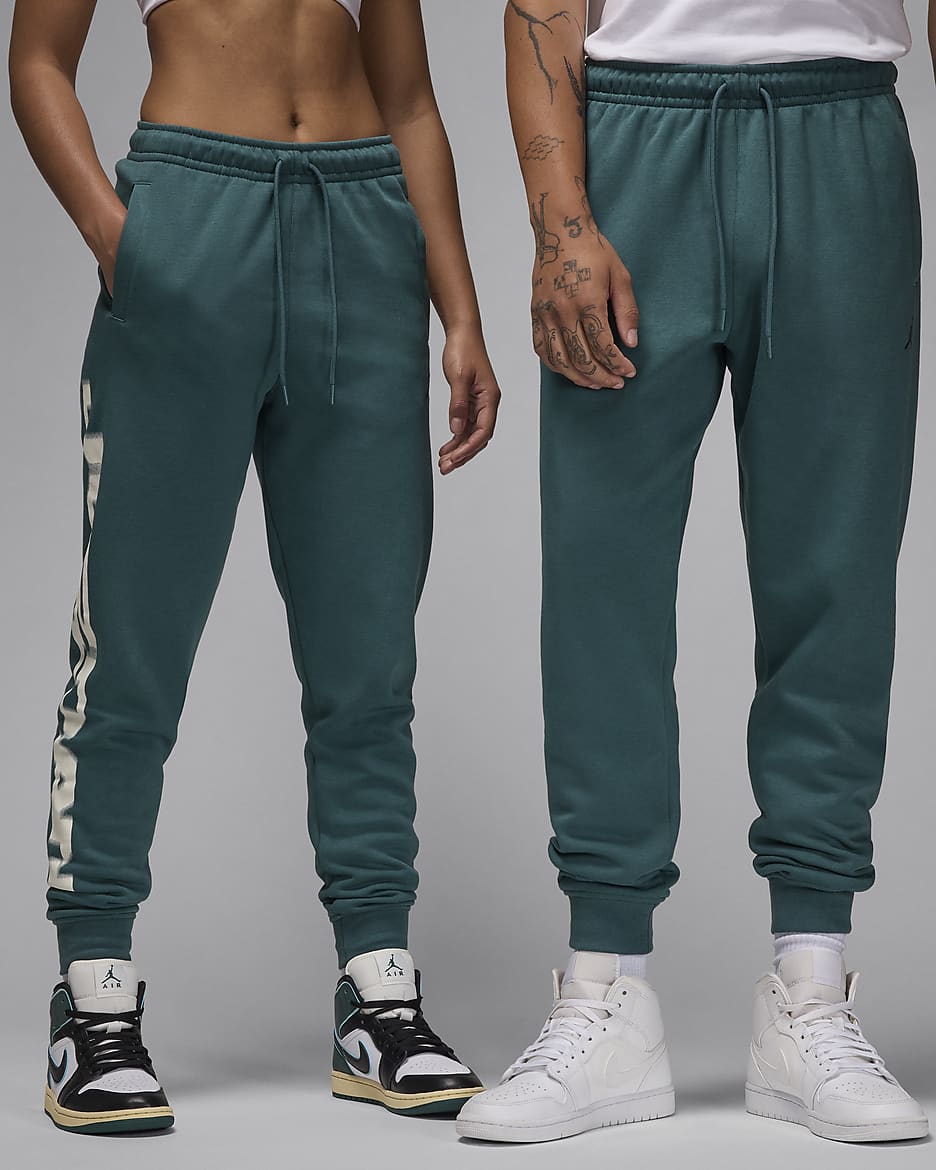 Pants de tejido Fleece para hombre Jordan MVP - Verde oxidado/Vela/Vela