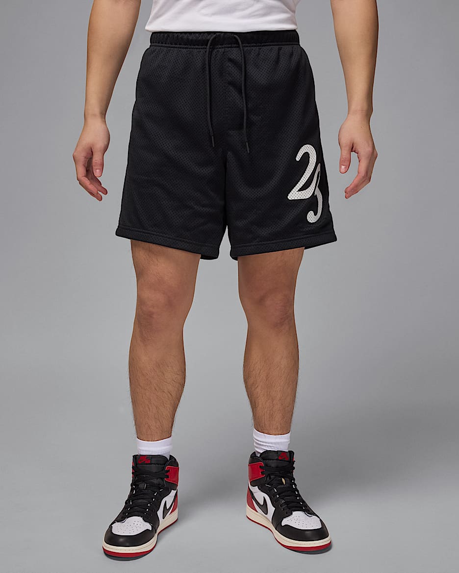 Shorts de malla para hombre Jordan MVP - Negro/Vela/Vela