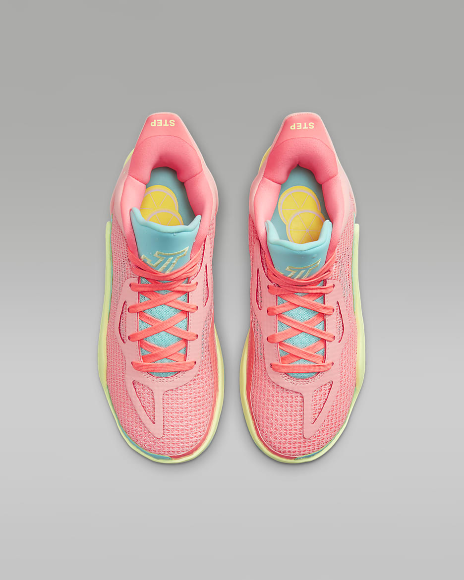 Tatum 1 "Pink Lemonade" Older Kids' Shoes - Pink Tint/Lava Glow/Aurora Green/Barely Volt