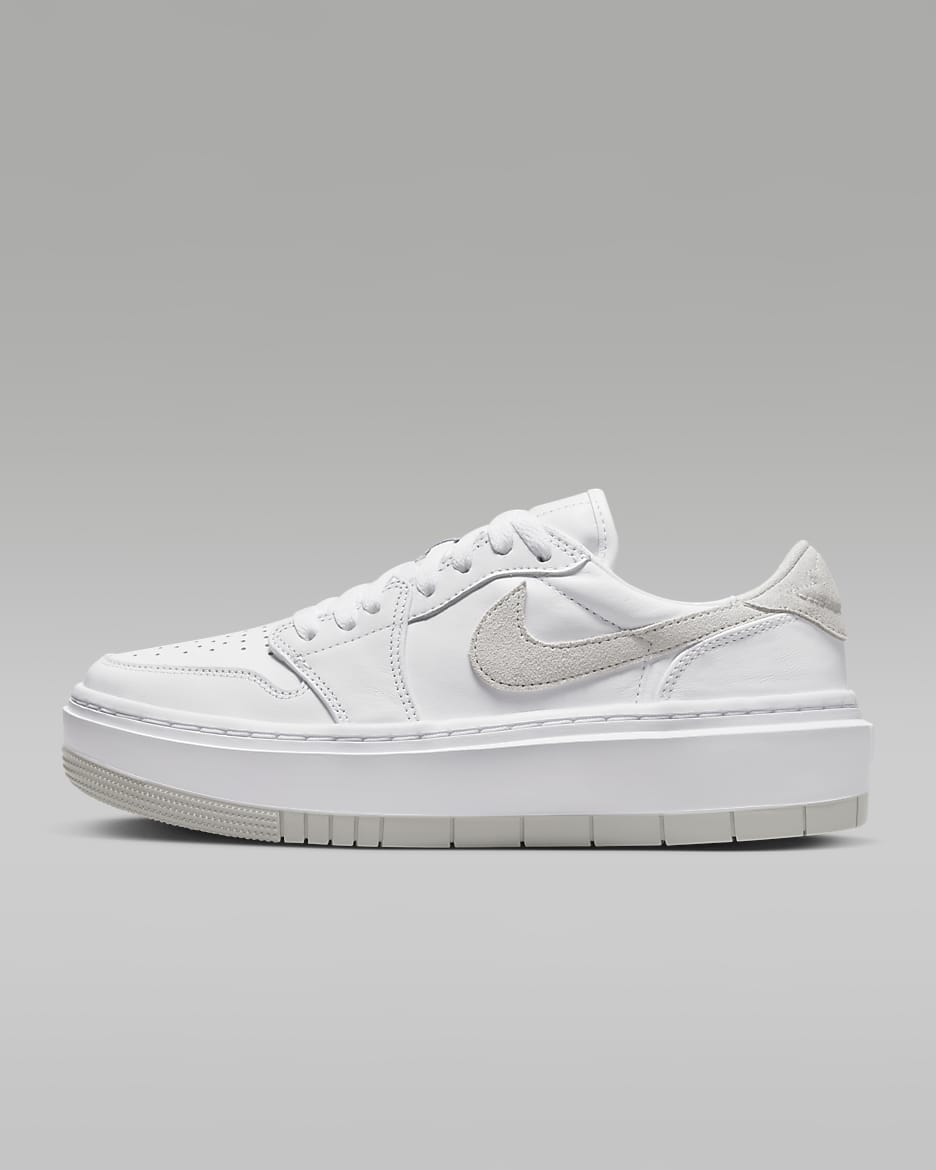 Air Jordan 1 Elevate Low Schuh - Weiß/Weiß/Neutral Grey