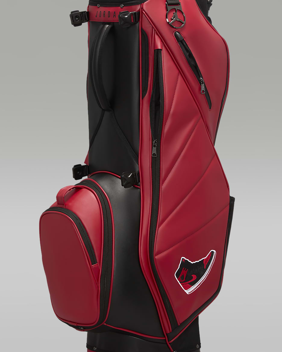 Jordan Fade Away Luxe 6-Way Golf Bag - Red/Black/Black