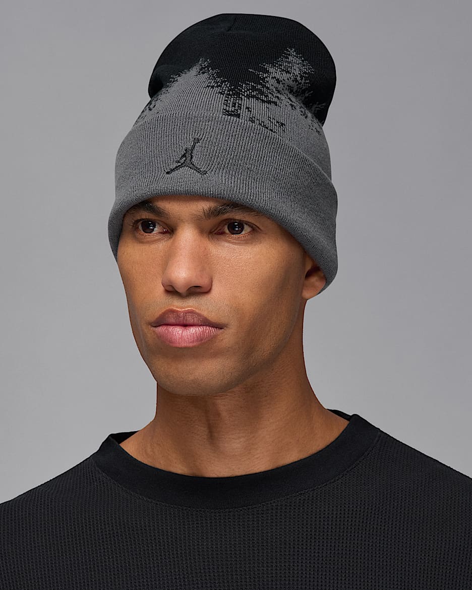 Jordan Peak Beanie - Black/Iron Grey/Black