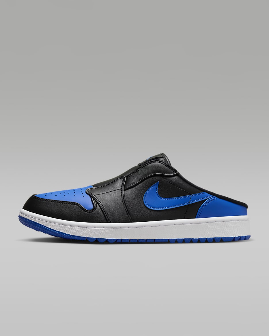 Air Jordan Mule-golfsko - sort/hvid/Royal