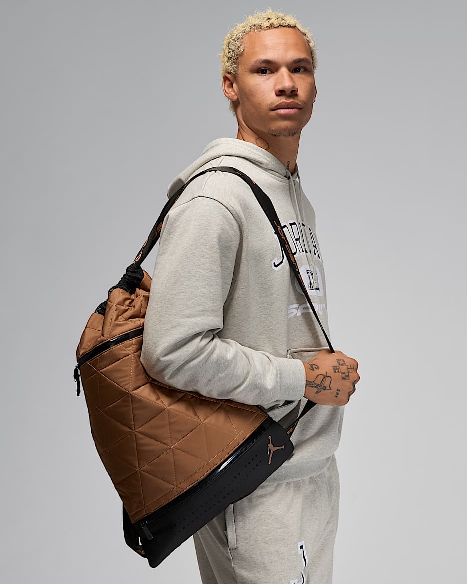 Maleta de gimnasio Jordan Sport (9.8L) - Marrón arqueo