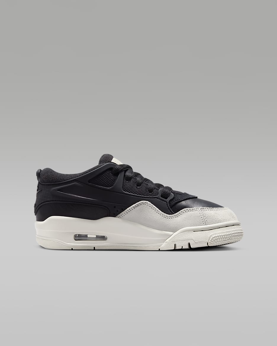 Scarpa Air Jordan 4RM – Ragazzo/a - Nero/Grigio scuro/Light Bone