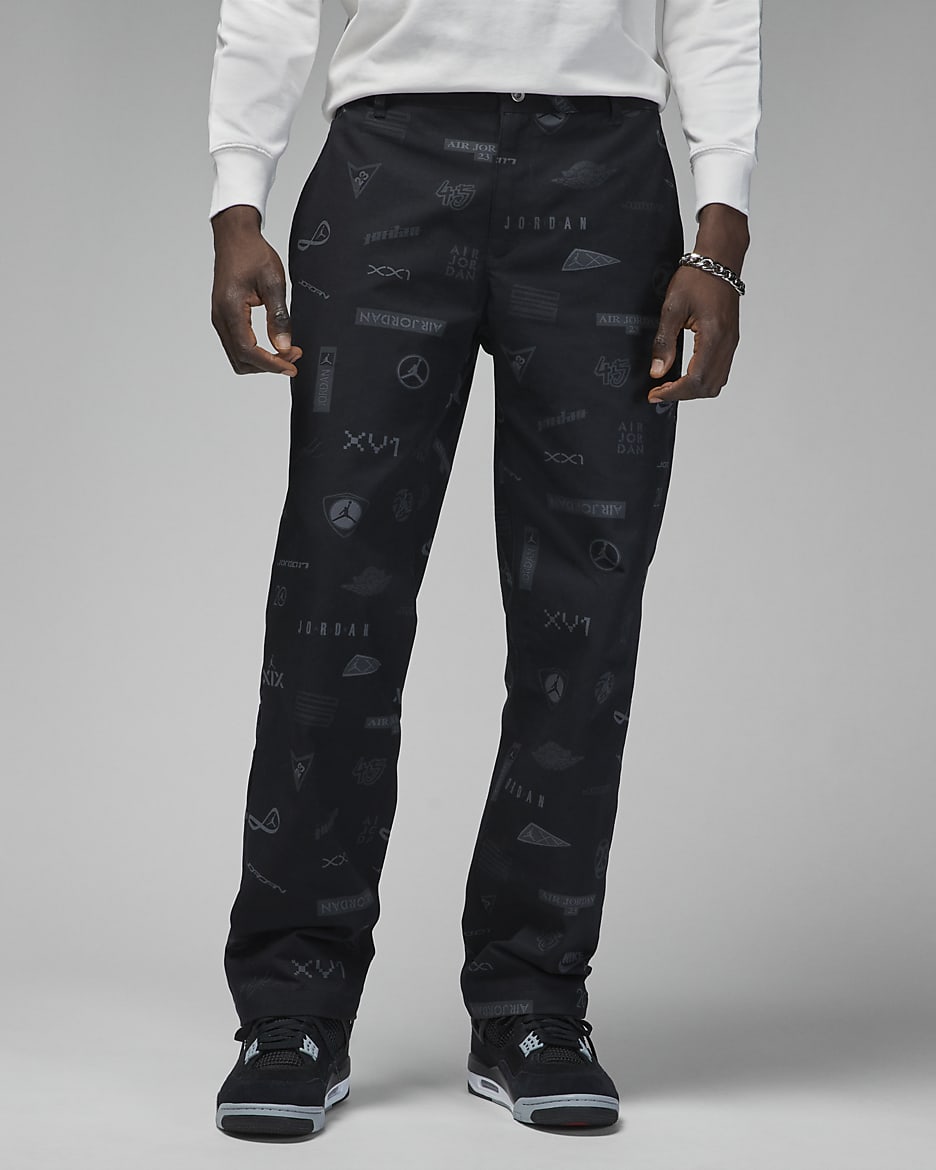 Jordan Flight Heritage Men's Woven Trousers - Black