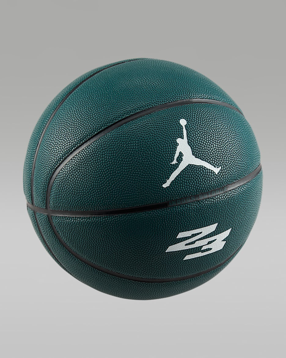 Piłka do koszykówki Jordan Ultimate 2.0 8P (bez powietrza) - Oxidized Green/Czerń/Biel/Biel