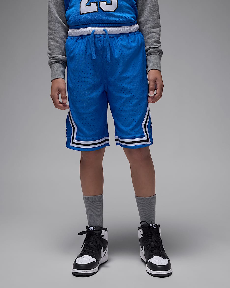 Jordan Sport Big Kids' Dri-FIT Diamond Shorts - Sport Blue