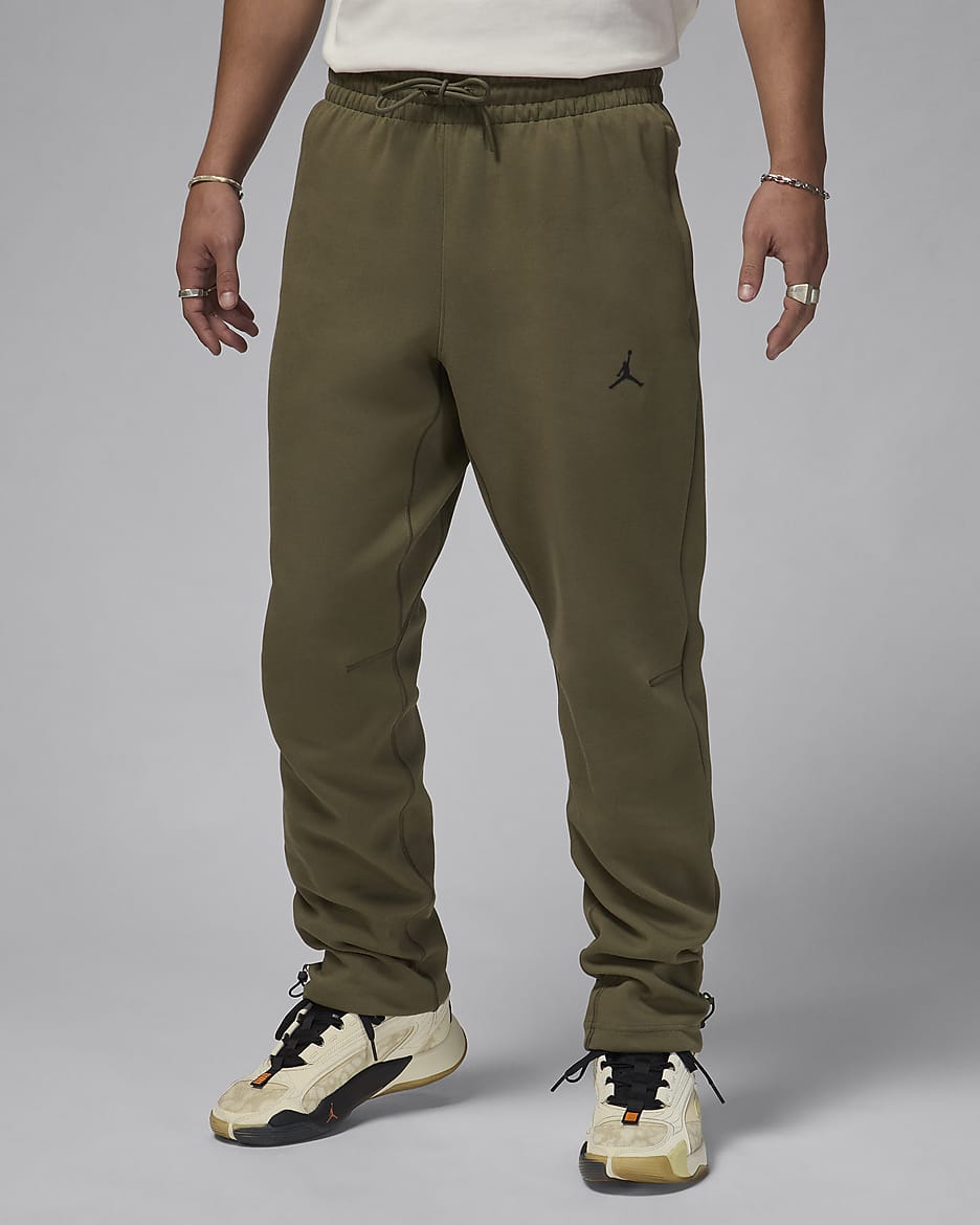 Jordan Sport Hoop Fleece Men's Dri-FIT Pants - Medium Olive/Black