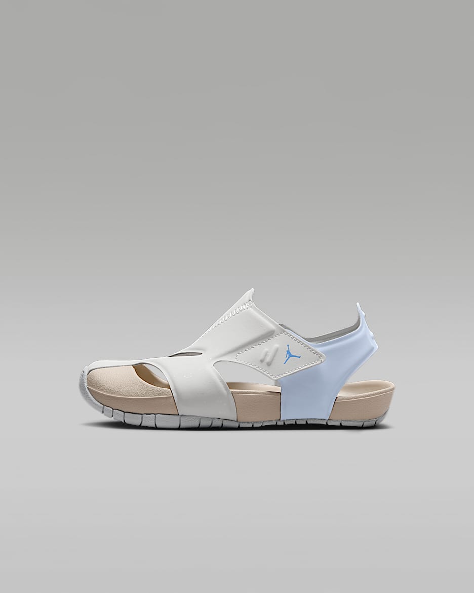 Jordan Flare Younger Kids' Shoe - Summit White/Hydrogen Blue/Legend Light Brown/Legend Blue