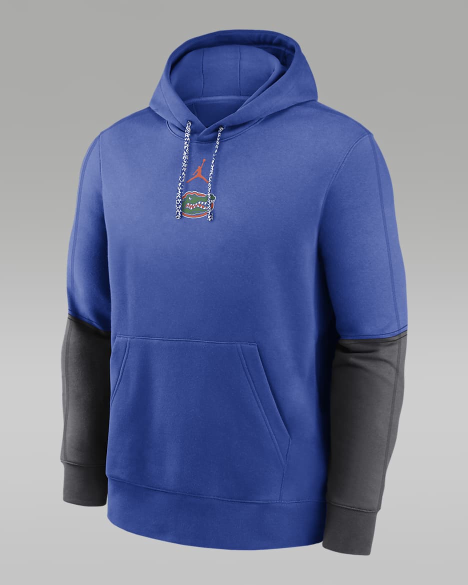 Sudadera con gorro sin cierre universitaria Nike para hombre Florida Gators Sideline Team Issue Club - Royal