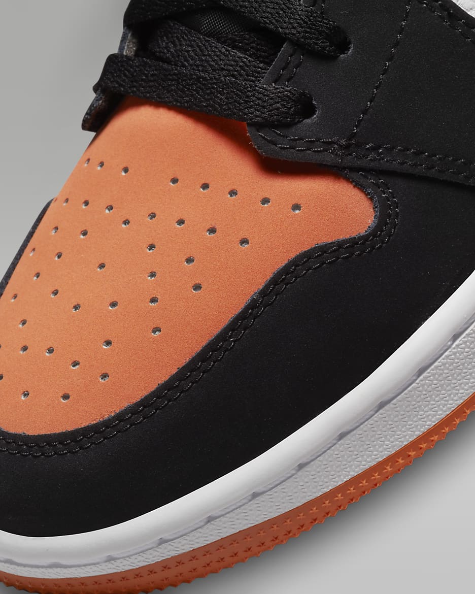 Air Jordan 1 Low G Golf Shoes - Starfish/White/Black