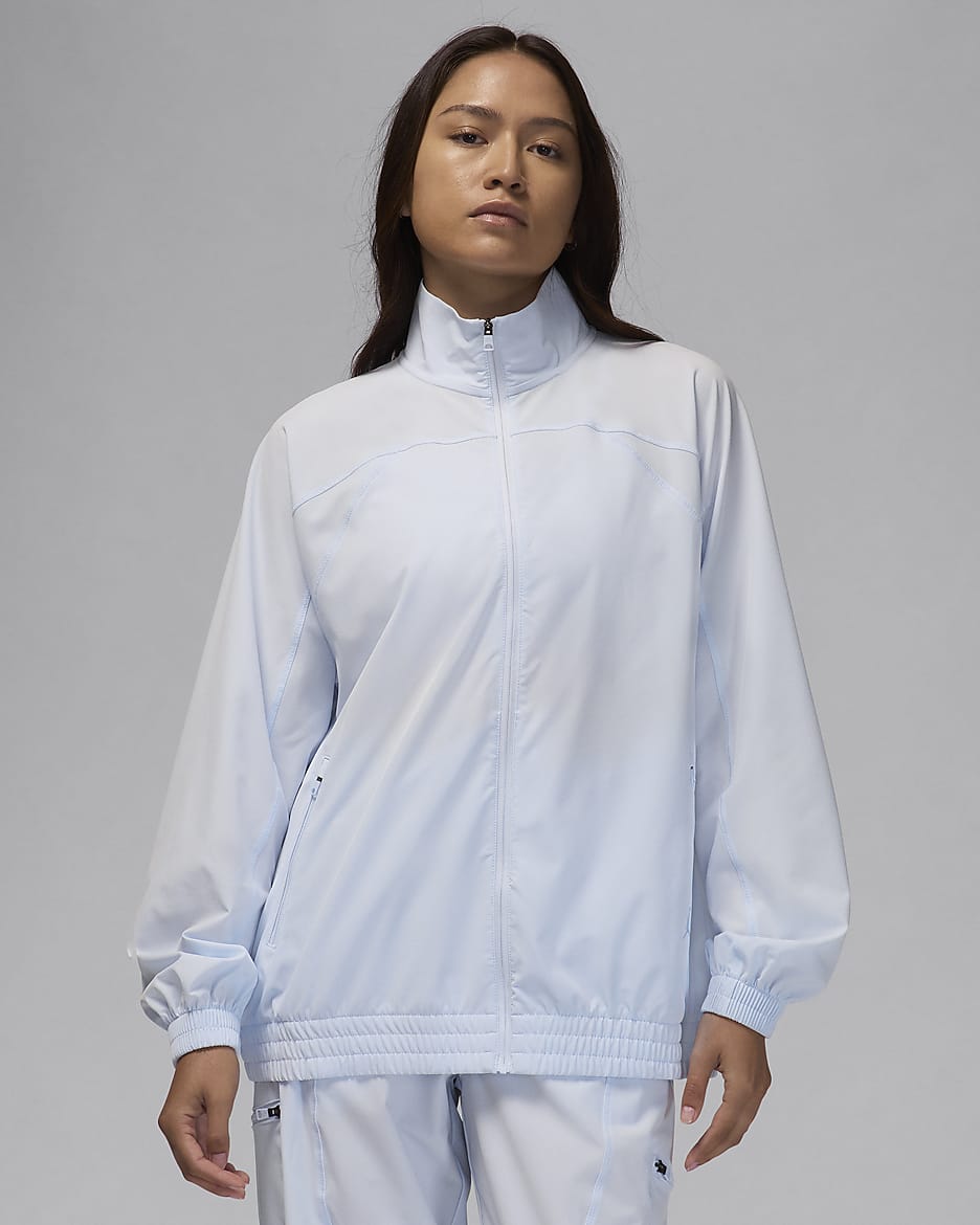 Chamarra de tejido Woven Dri-FIT para mujer Jordan Sport - Gris fútbol/Fantasma