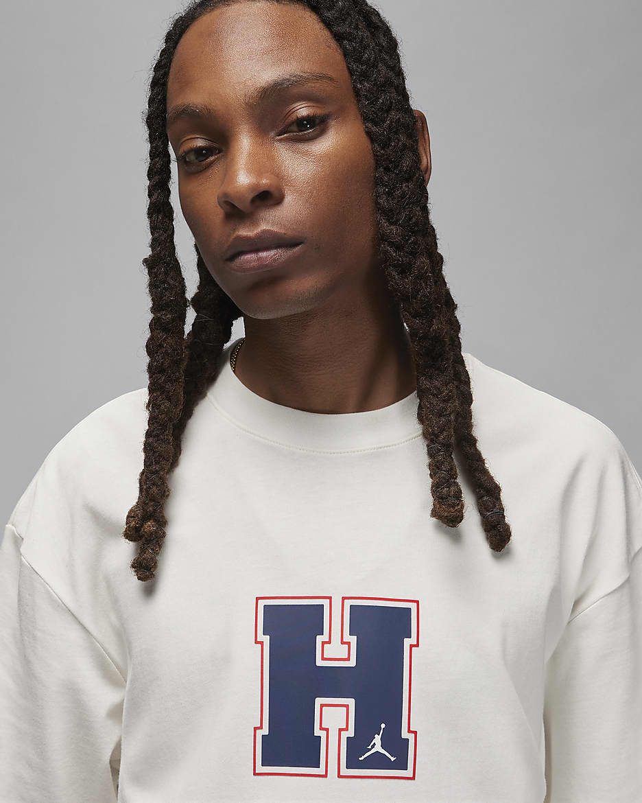 Jordan x Howard University Men's Graphic T-Shirt - Sail