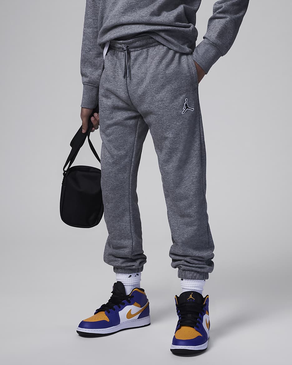 Jordan Essentials Pants Big Kids' Pants - Carbon Heather
