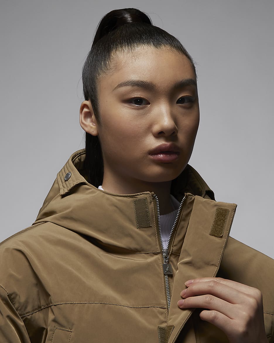 Jordan Women's Down Parka - Brown Kelp