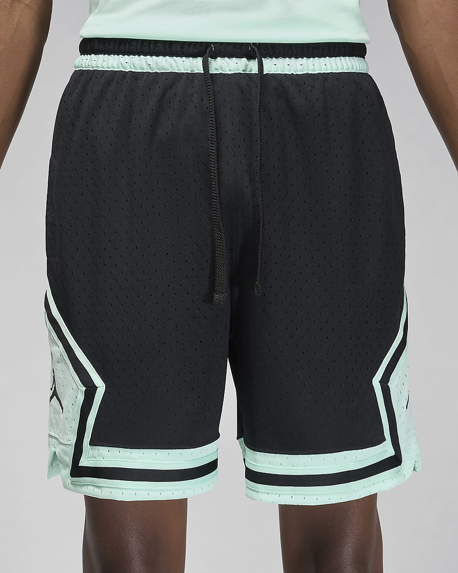 Jordan Dri-FIT Sport Diamond Shorts - Black/Mint Foam/Black/Black