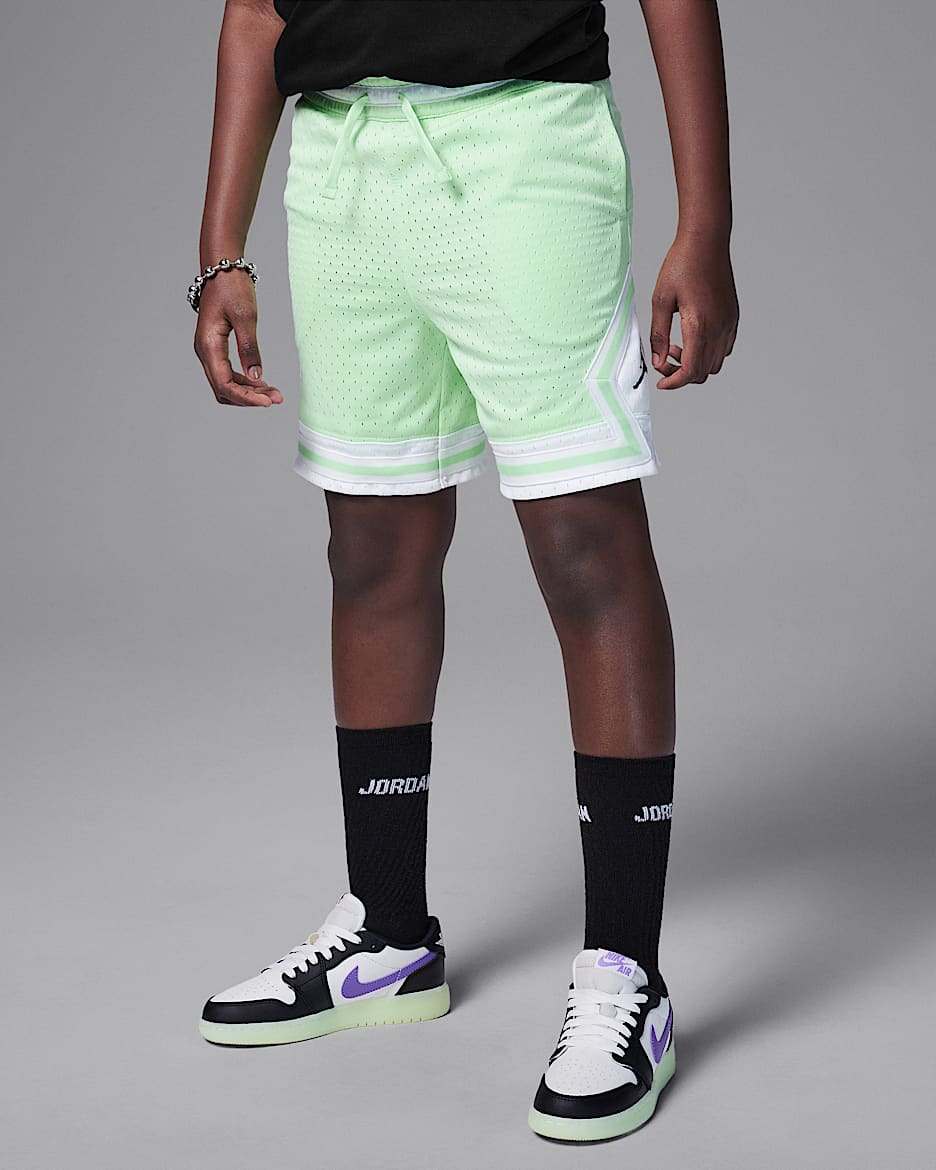 Jordan Sport Dri-FIT Diamond-shorts til større børn - Vapor Green