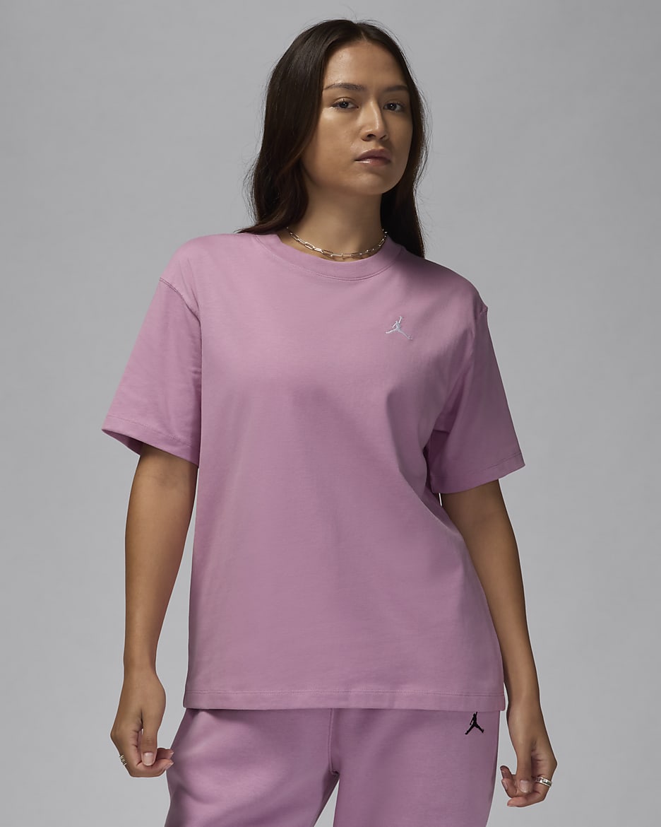 Jordan Essentials Women's Top - Orchid/White