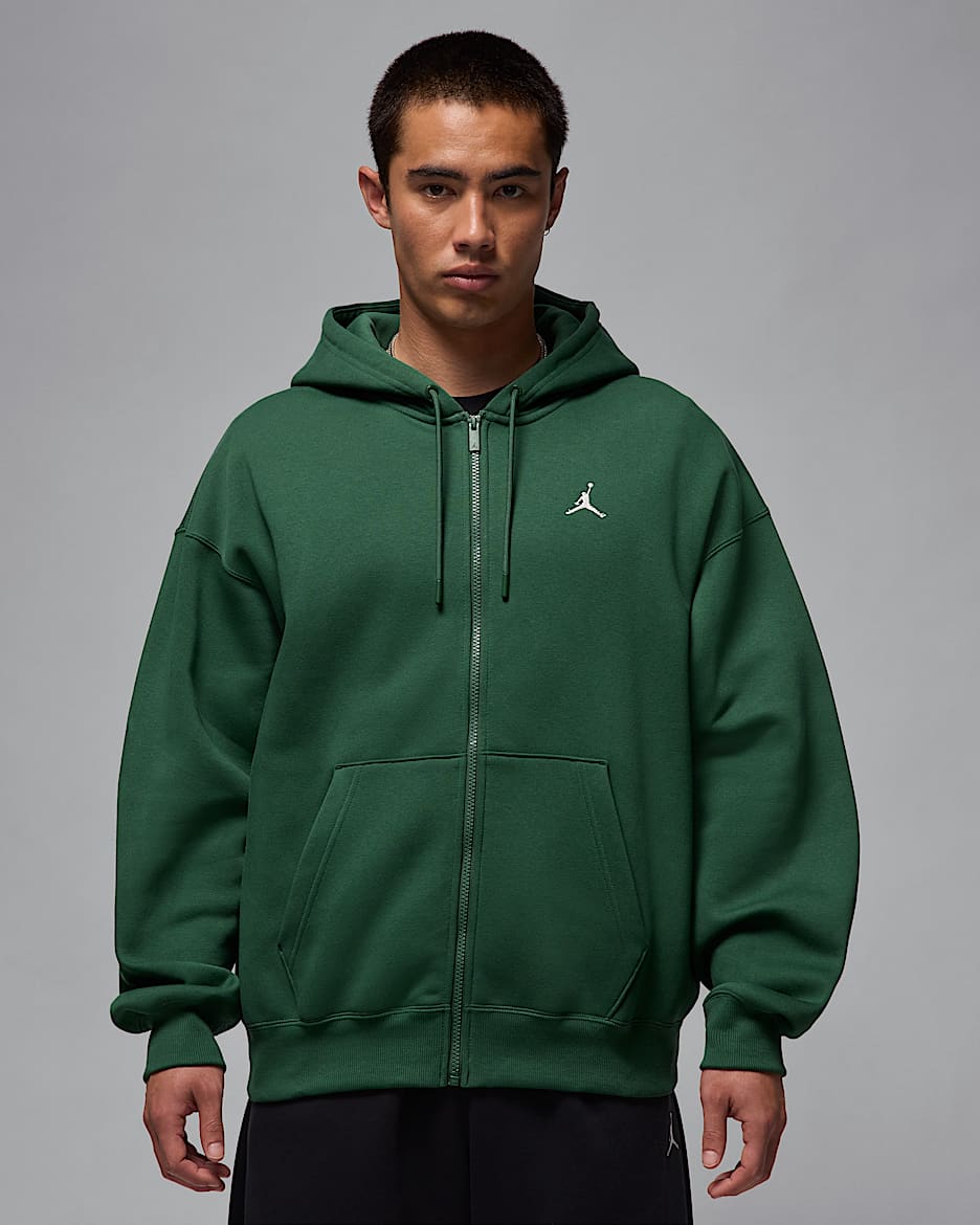 Jordan Brooklyn Fleece Men's Oversized Full-Zip Hoodie. Nike UK