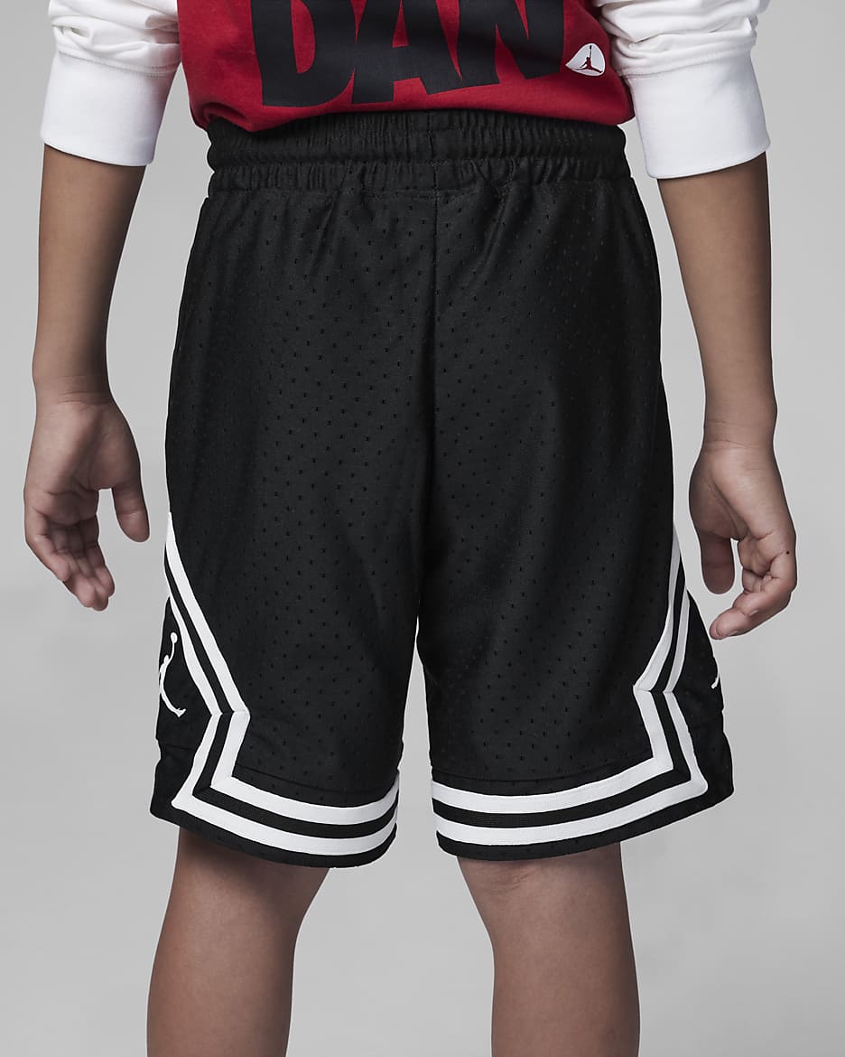 Shorts para niños pequeños Jordan Dri-FIT - Negro