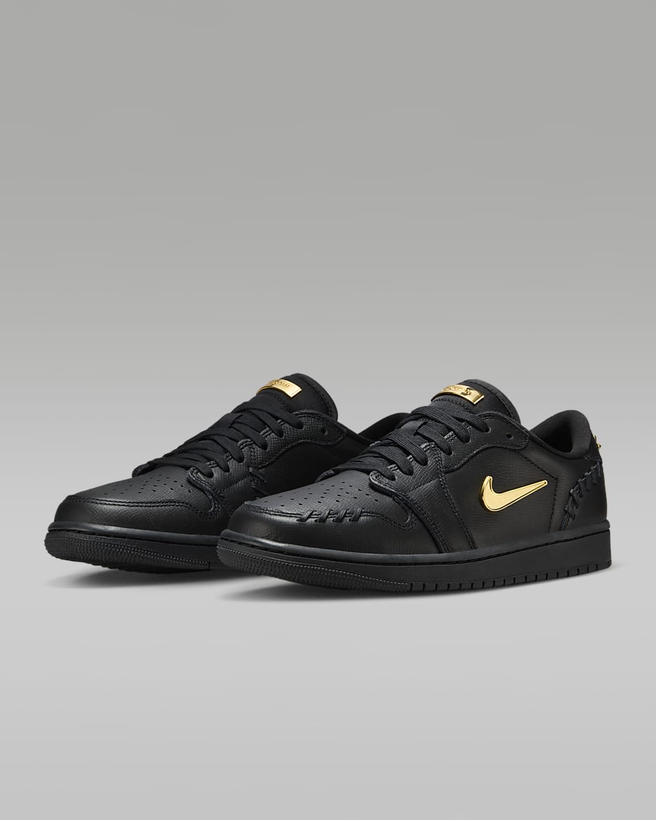 Chaussure Air Jordan 1 Low Method of Make pour femme - Noir/Metallic Gold