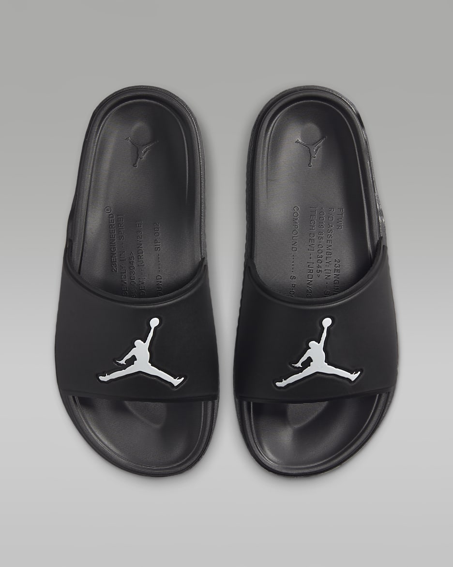 Jordan Jumpman Chanclas - Hombre - Negro/Blanco