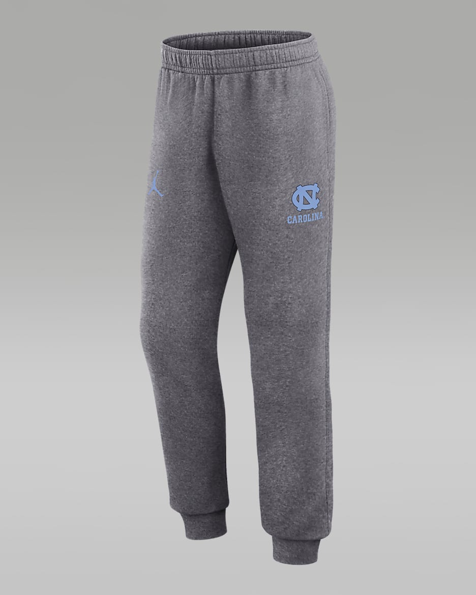 North Carolina Tar Heels Primetime Club Men's Jordan College Joggers - Grey Heather