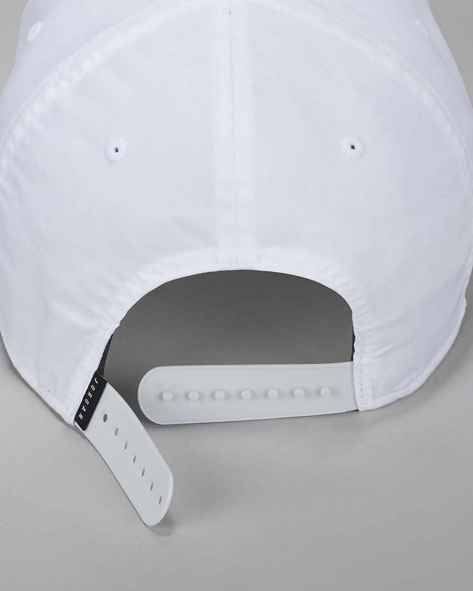 Jordan Rise Golf Cap - White/Pure Platinum/Pure Platinum