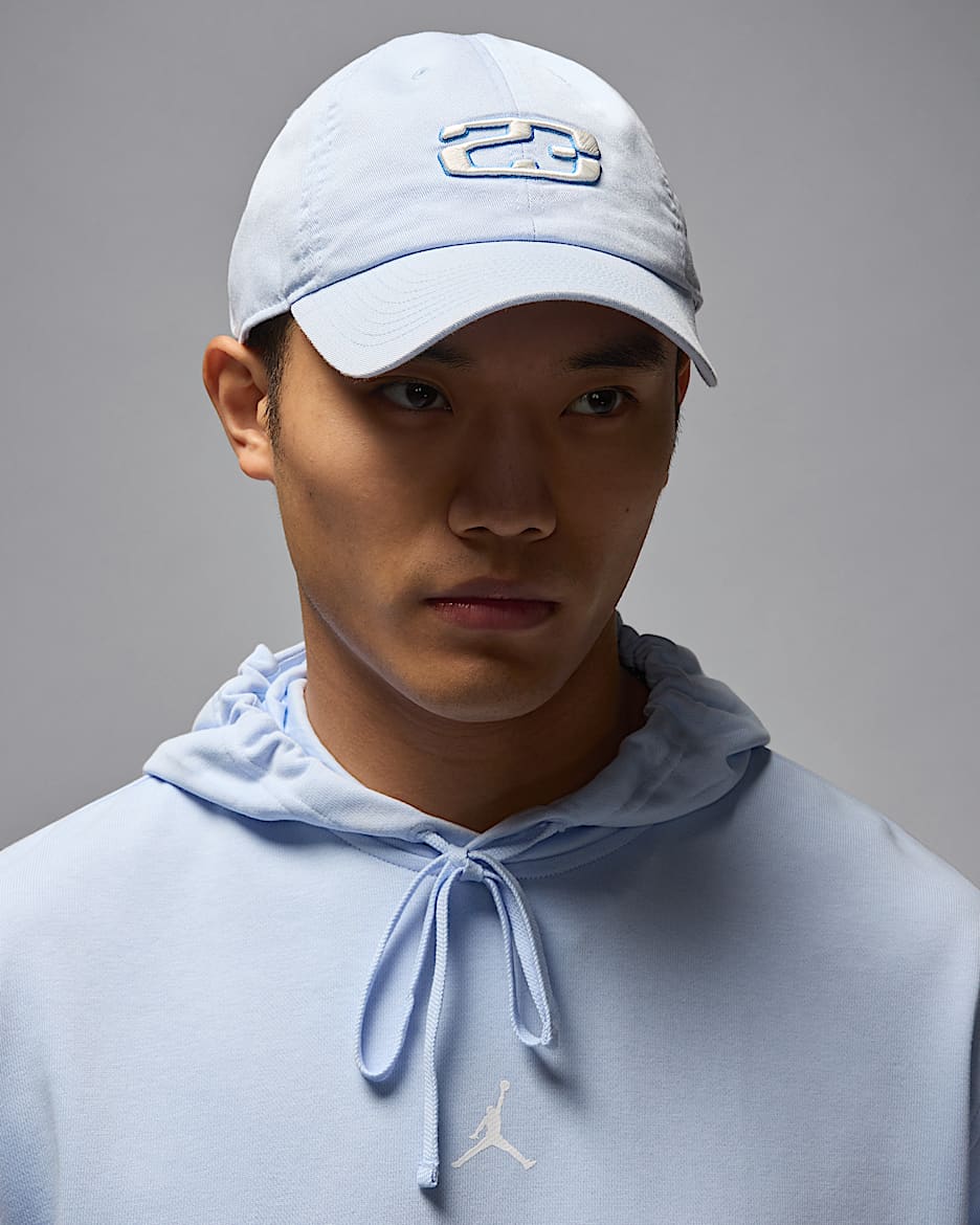 Gorra sin estructura Jordan Club - Azul hidrógeno/Vela