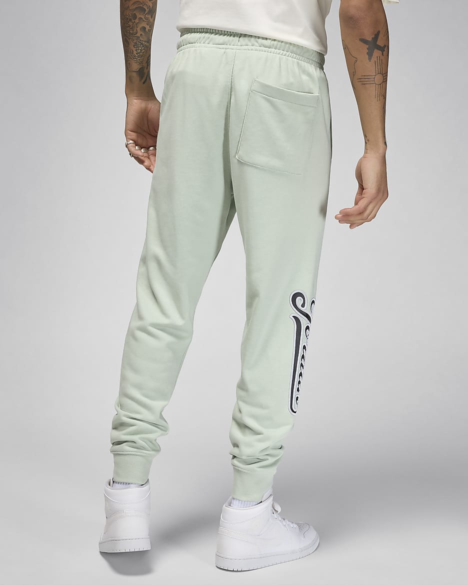 Jordan Flight MVP Men's Lightweight Fleece Trousers - Seafoam/Black/Black