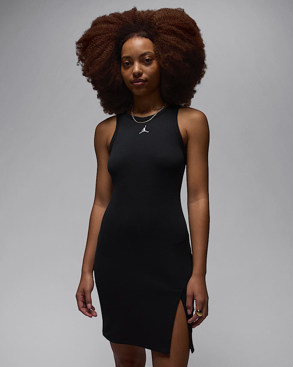 Jordan Essentials Women's Tank Dress - Black/White