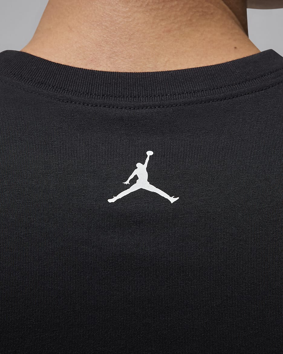 Playera para hombre Jordan - Negro/Vela