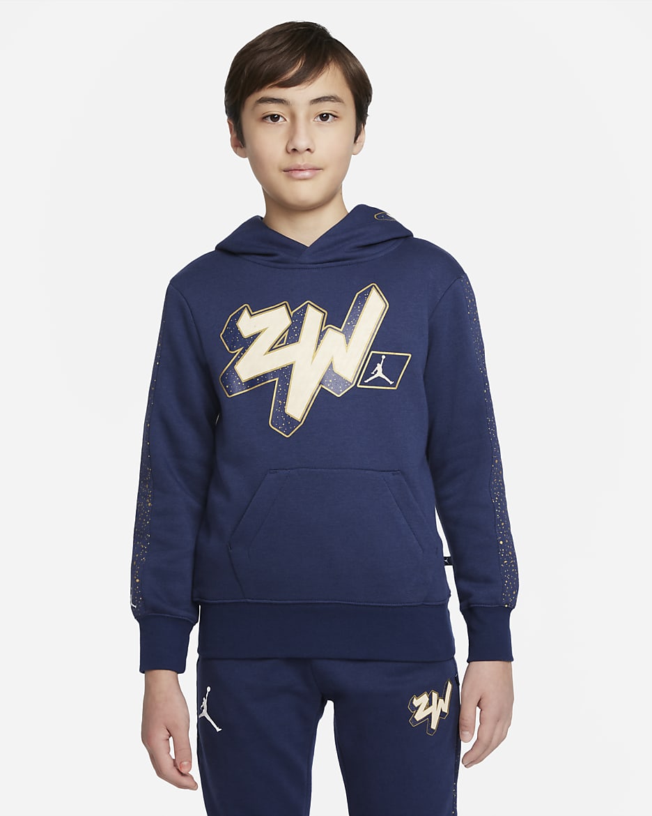 Zion Big Kids' (Boys) Pullover Hoodie - Midnight Navy