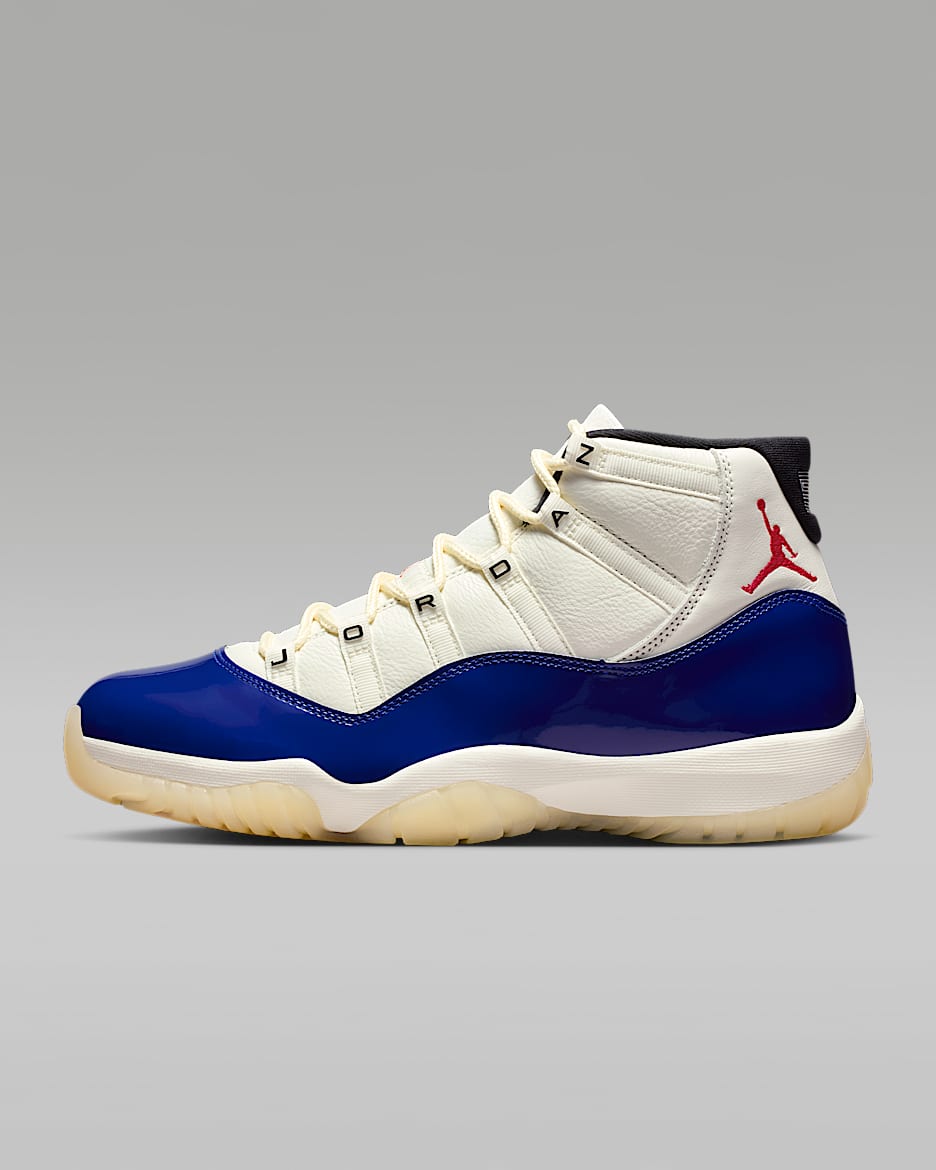 Scarpa Air Jordan 11 Rétro "Rare Air" – Uomo - Deep Royal Blue/Sail/Nero/Fire Red