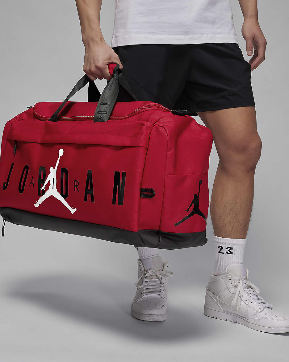 Maleta duffel (81 L) Jordan Velocity - Rojo gimnasio