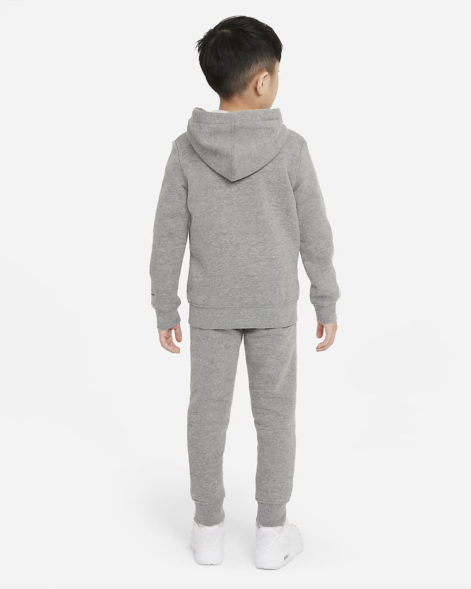 Jordan Younger Kids' Hoodie and Trousers Set - Carbon Heather