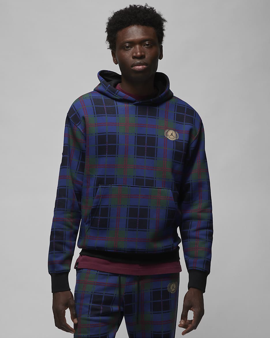 Jordan Essential Holiday 男款連帽上衣 - Noble Green/Rattan