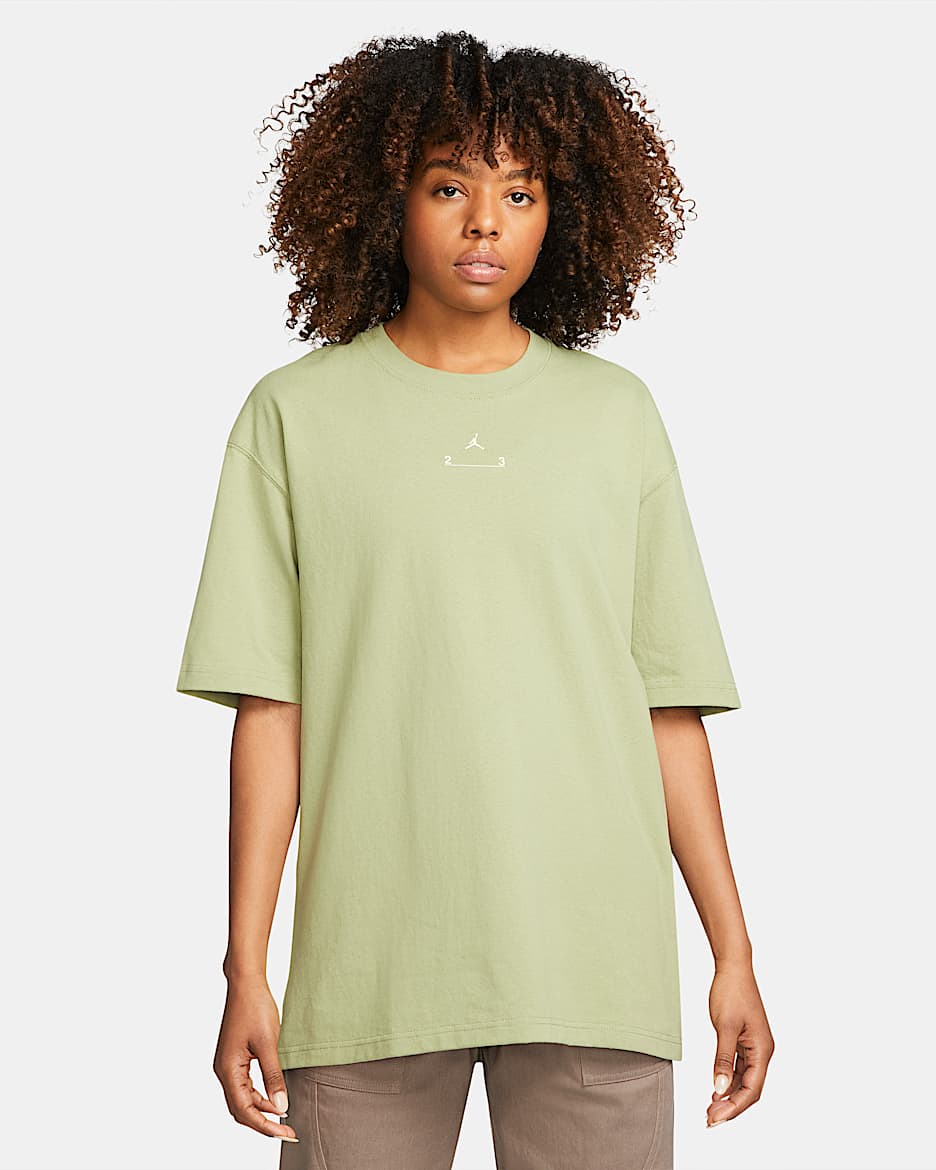 Playera con gráfico para mujer Jordan 23 Engineered - Caimán/Aura oliva
