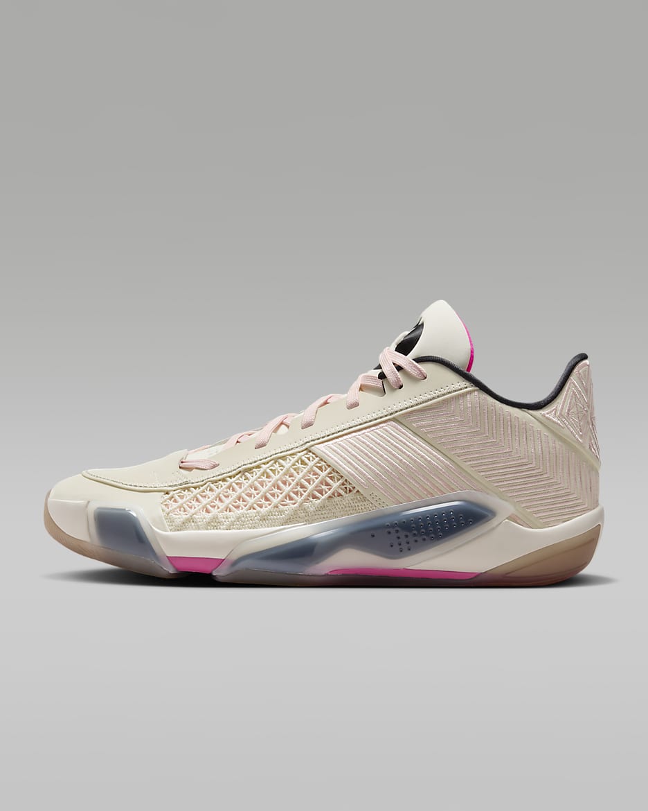 Air Jordan XXXVIII Low 'Fresh Start' Basketball Shoes - Coconut Milk/Atmosphere/Hyper Pink/Black