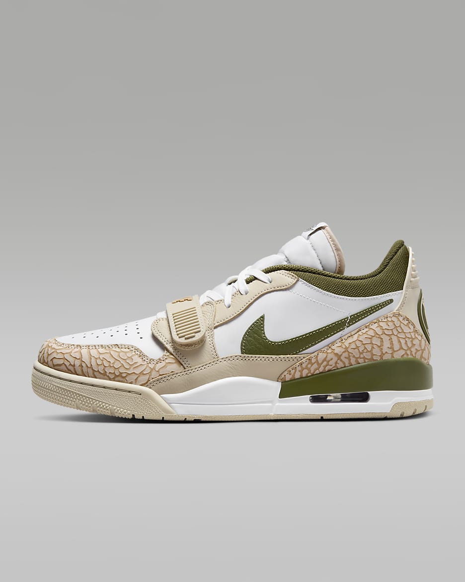 Air Jordan Legacy 312 Low PSG Men's Shoes - Sand Drift/White/Rough Green/Hemp