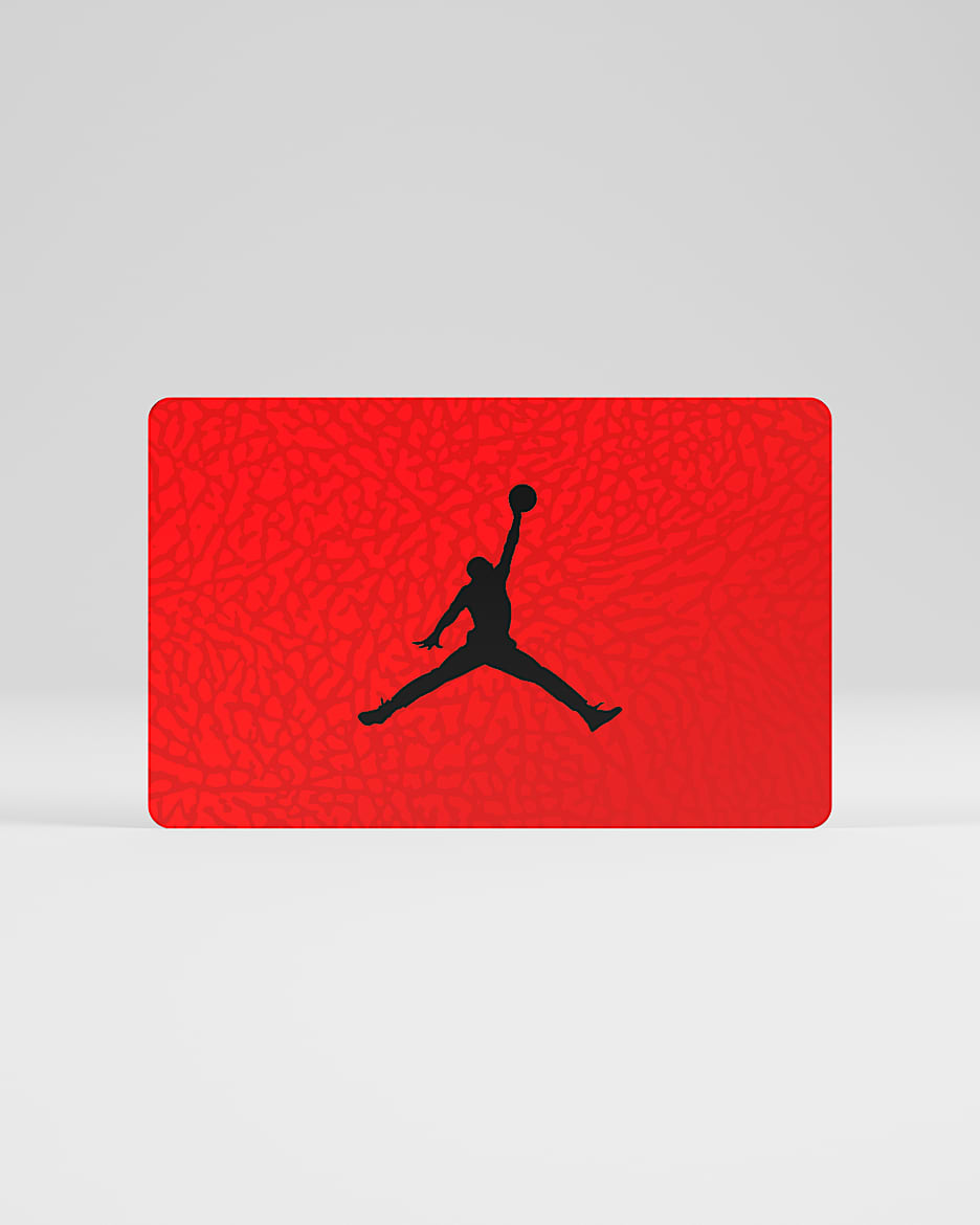 La tarjeta de regalo digital Nike llega por correo electrónico en aproximadamente dos horas o menos - Rojo