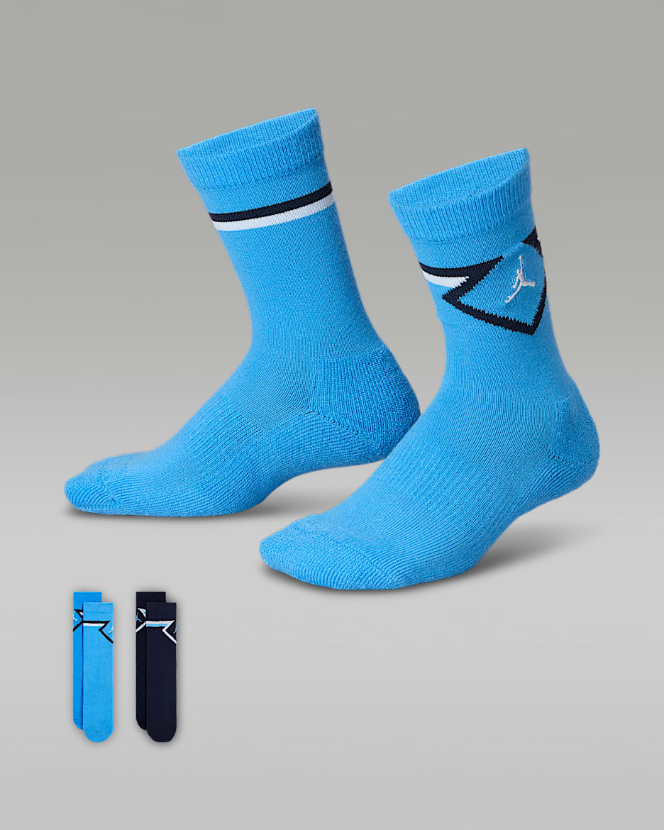 Jordan Calcetines largos Diamond High (2 pares) - Niño/a - University Blue