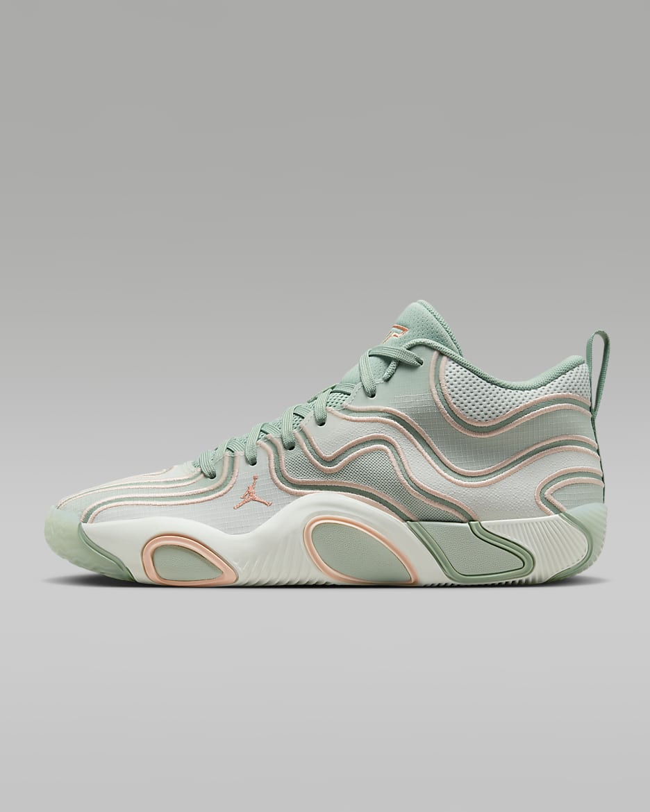 Tenis de básquetbol Tatum 3 "Zero Days Off" - Espuma de mar/Halo pícea/Naranja ártico/Ágata melocotón