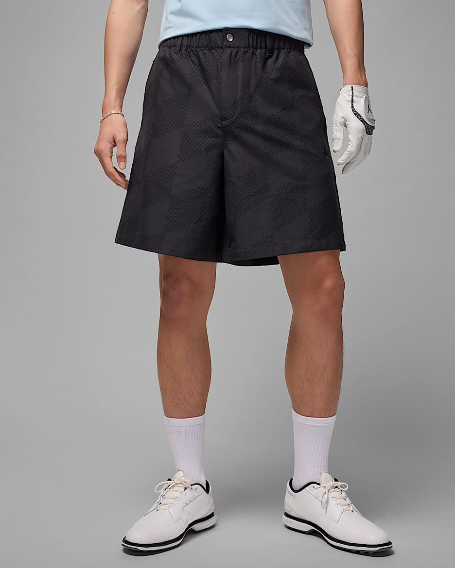 Jordan Sport Men's Dri-FIT Printed Golf Shorts - Off Noir/Black