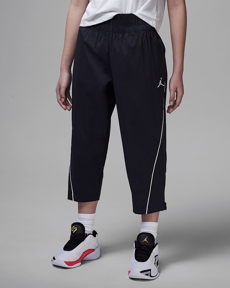 Jordan Older Kids' Training Camp Barrel Trousers - Off-Noir