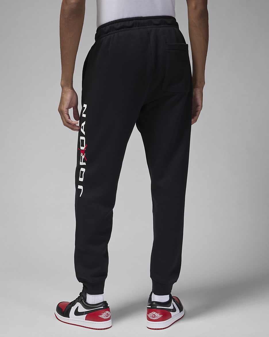 Jordan Essentials Men's Fleece Joggers - Black/White