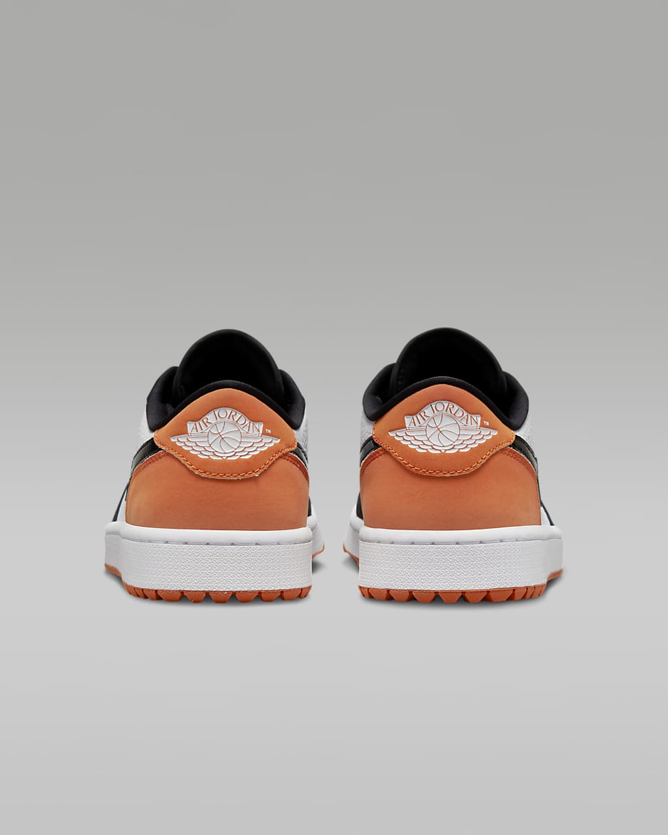 Air Jordan 1 Low G Golf Shoes - Starfish/White/Black