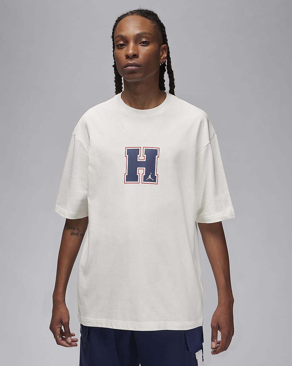 Jordan x Howard University Men's Graphic T-Shirt - Sail